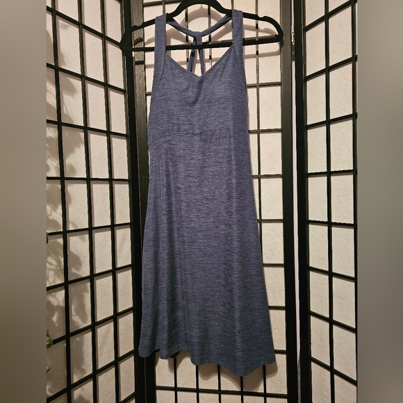 KYODAN Outdoor Collection Ultra Soft Jersey Dress Blue Heather Sleeveless Size M - Picture 1 of 6